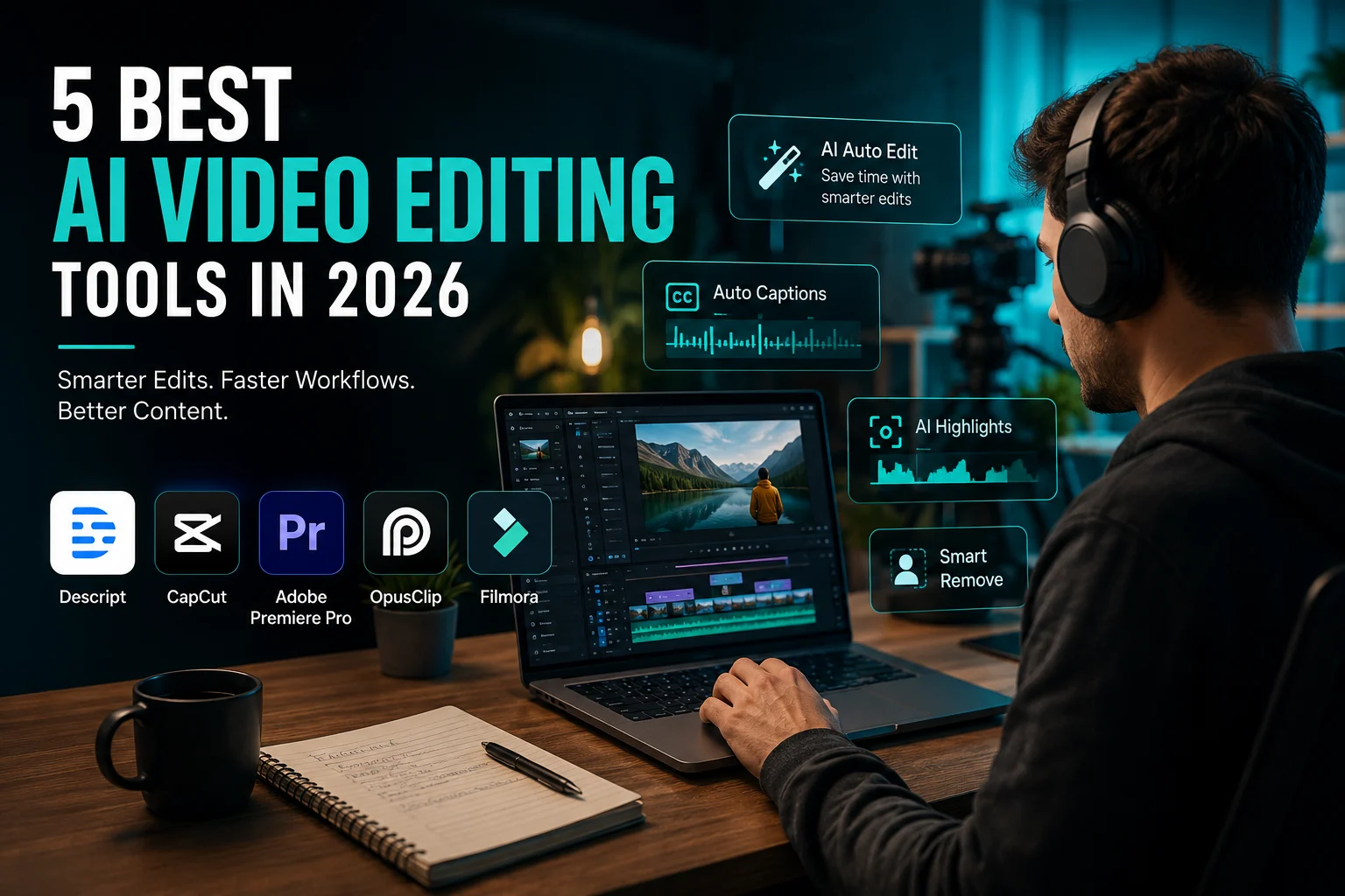 5 Best AI Video Editing Tools in 2026